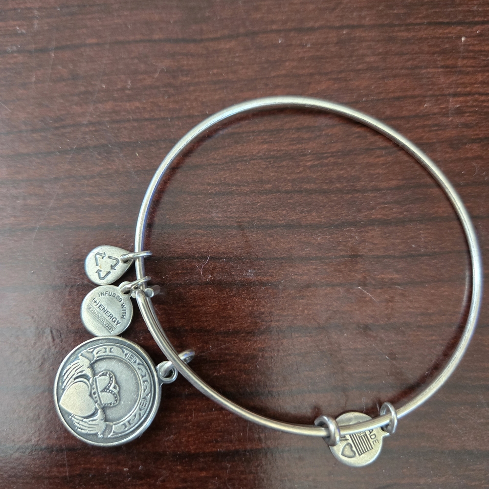 Alex and Ani Silver Charm Bracelet